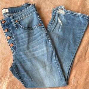 Madewell cropped jeans